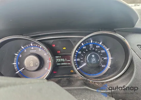 2014 Hyundai Sonata Gls z USA, uszkodzony, nr VIN 5NPEB4AC7EH911419